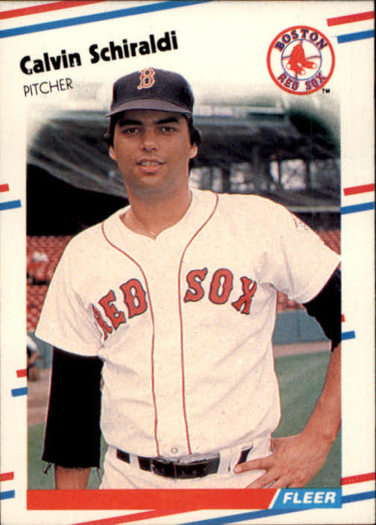 1988 Fleer #365 Calvin Schiraldi VG Boston Red Sox 