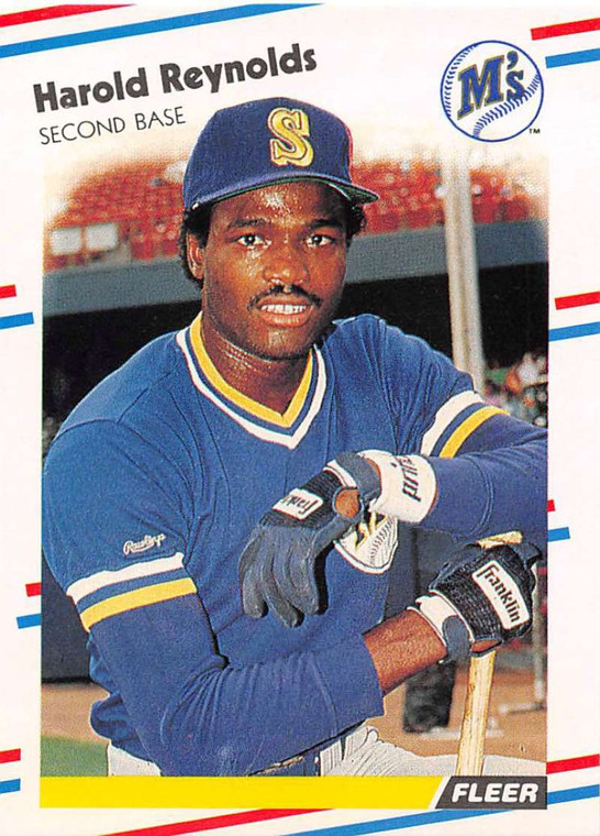 1988 Fleer #388 Harold Reynolds VG Seattle Mariners 