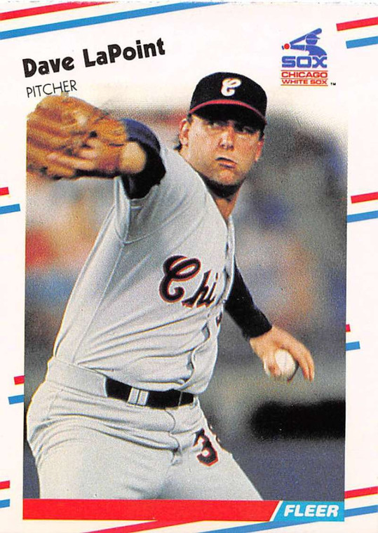 1988 Fleer #402 Dave LaPoint VG Chicago White Sox 