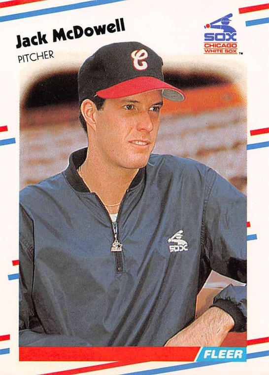 1988 Fleer #407 Jack McDowell VG RC Rookie Chicago White Sox 