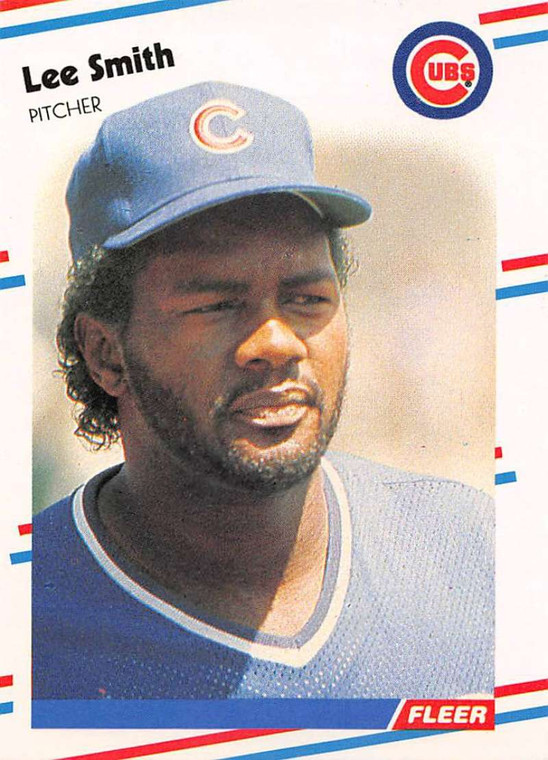 1988 Fleer #433 Lee Smith VG Chicago Cubs 