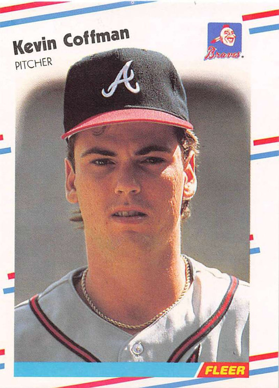 1988 Fleer #536 Kevin Coffman VG RC Rookie Atlanta Braves 