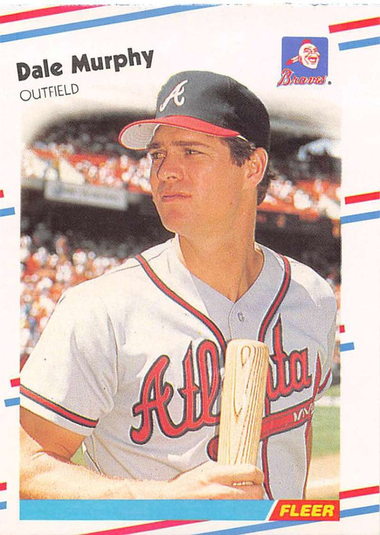 1988 Fleer #544 Dale Murphy VG Atlanta Braves 