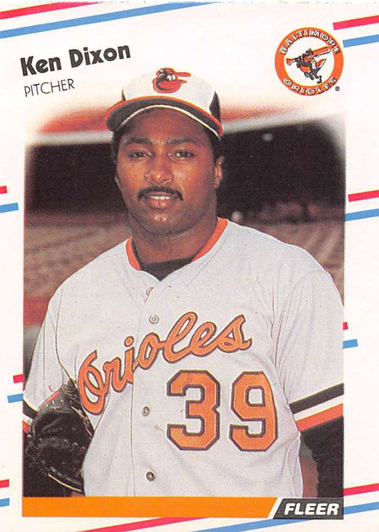 1988 Fleer #557 Ken Dixon VG Baltimore Orioles 