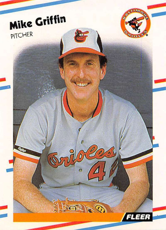 1988 Fleer #561 Mike Griffin VG Baltimore Orioles 