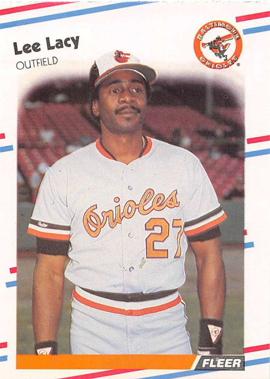 1988 Fleer #565 Lee Lacy VG Baltimore Orioles 