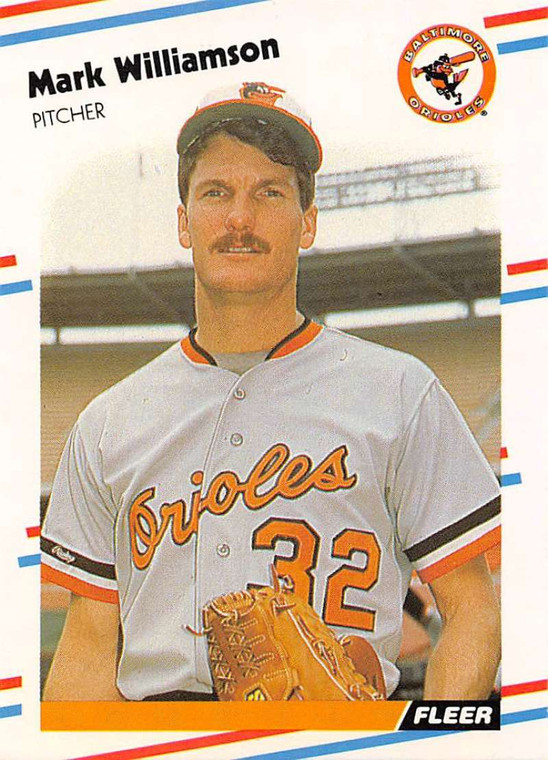 1988 Fleer #574 Mark Williamson VG Baltimore Orioles 