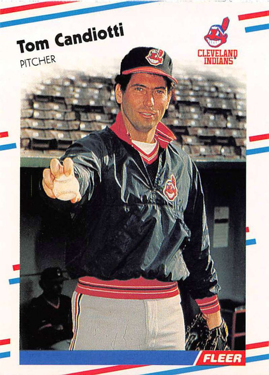 1988 Fleer #604 Tom Candiotti VG Cleveland Indians 