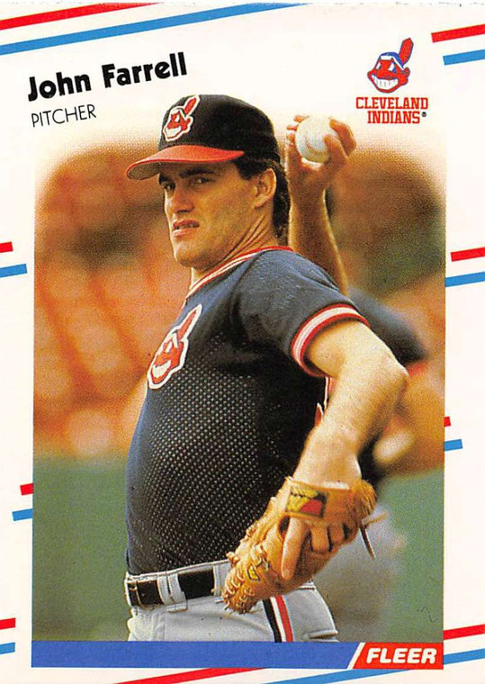 1988 Fleer #608 John Farrell VG RC Rookie Cleveland Indians 