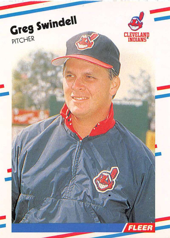 1988 Fleer #617 Greg Swindell VG Cleveland Indians 