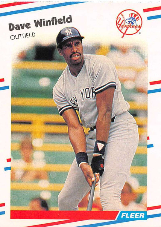 1988 Fleer #226 Dave Winfield VG New York Yankees 