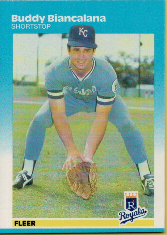 1987 Fleer #364 Buddy Biancalana NM Kansas City Royals 