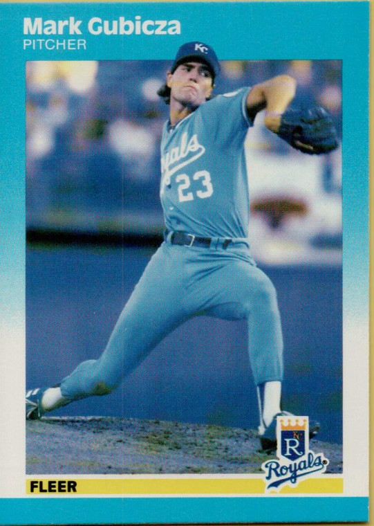 1987 Fleer #368 Mark Gubicza NM Kansas City Royals 