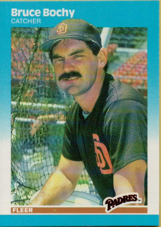 1987 Fleer #411 Bruce Bochy NM San Diego Padres 