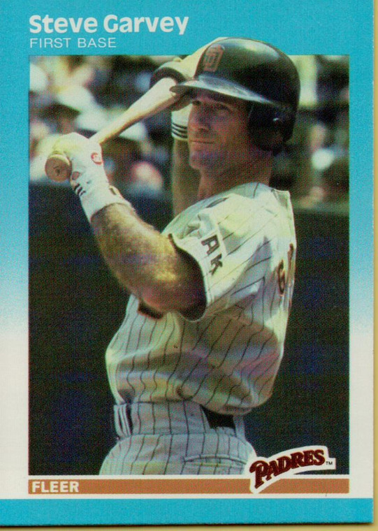 1987 Fleer #414 Steve Garvey NM San Diego Padres 