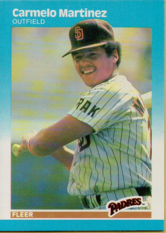1987 Fleer #423 Carmelo Martinez NM San Diego Padres 