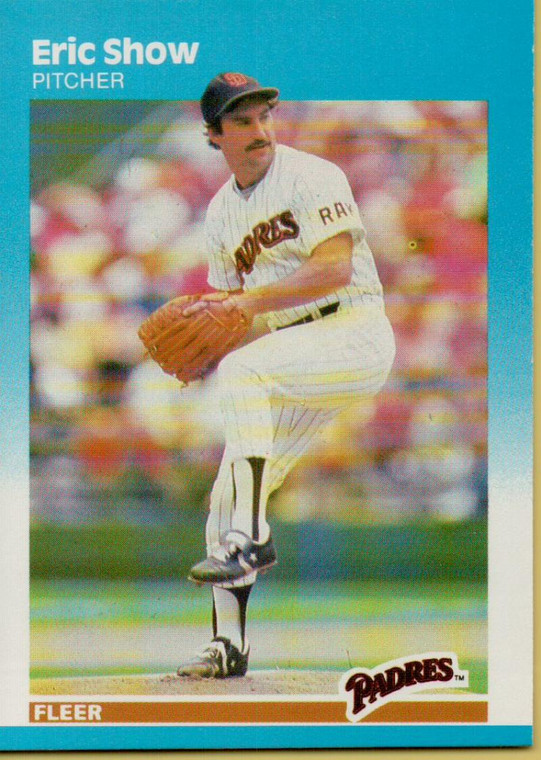 1987 Fleer #430 Eric Show NM San Diego Padres 