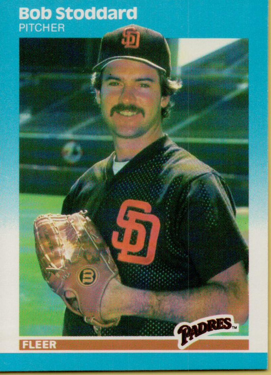 1987 Fleer #431 Bob Stoddard NM San Diego Padres 