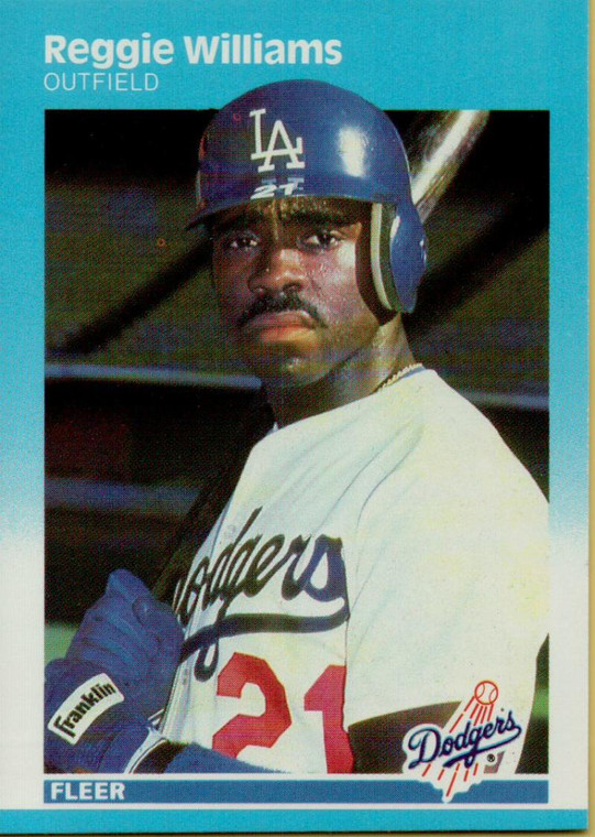 1987 Fleer #460 Reggie Williams NM Los Angeles Dodgers 
