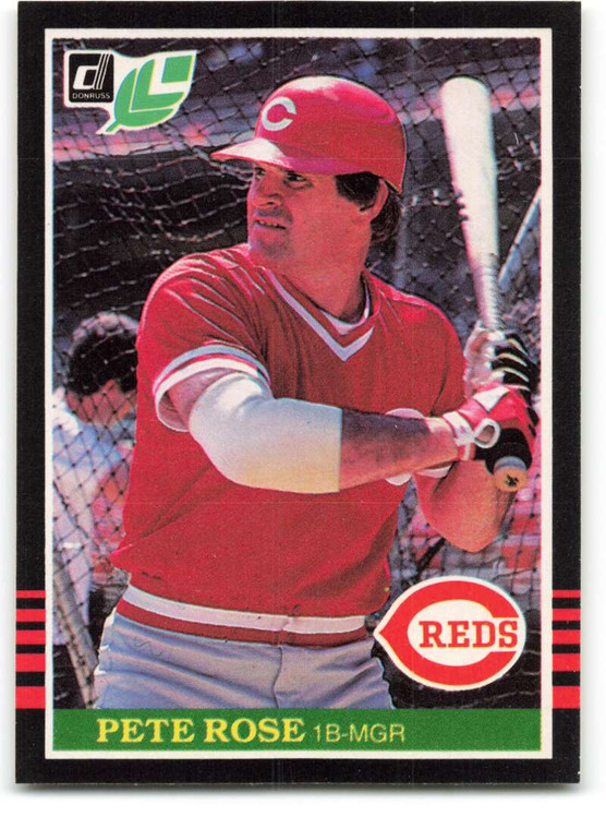 1985 Donruss/Leaf #144 Pete Rose VG Cincinnati Reds 