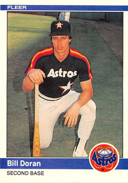 1984 Fleer #225 Bill Doran VG RC Rookie Houston Astros 
