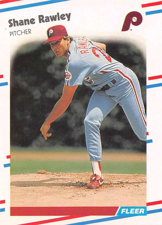 1988 Fleer #311 Shane Rawley VG Philadelphia Phillies 