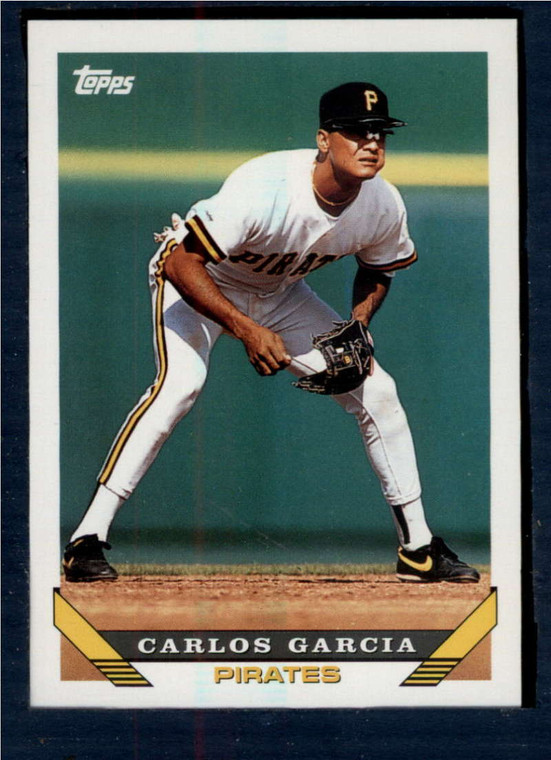 1993 Topps #27 Carlos Garcia VG Pittsburgh Pirates 