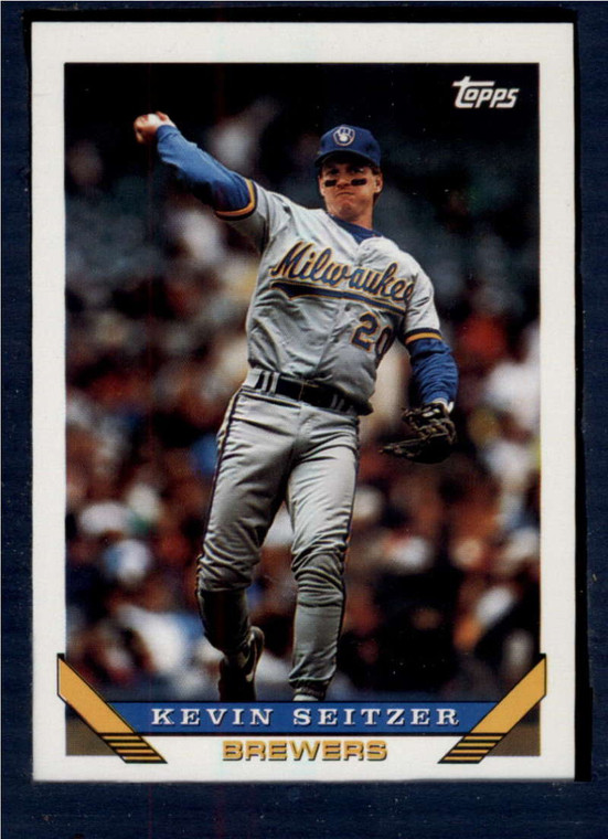 1993 Topps #44 Kevin Seitzer VG Milwaukee Brewers 