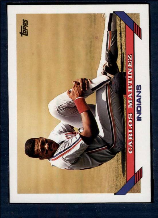 1993 Topps #59 Carlos Martinez VG Cleveland Indians 