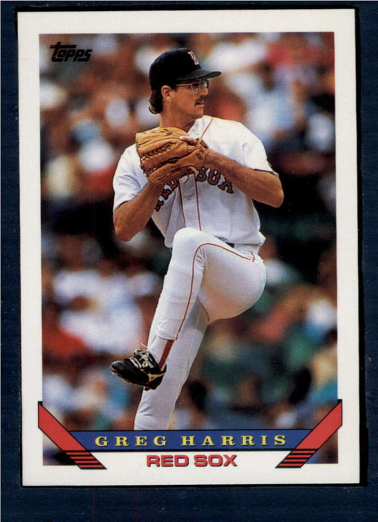 1993 Topps #78 Greg Harris VG Boston Red Sox 
