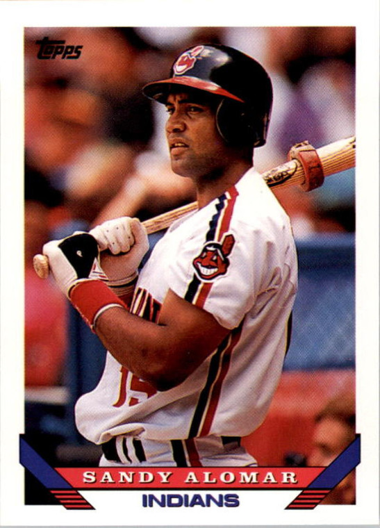 1993 Topps #85 Sandy Alomar Jr. VG Cleveland Indians 