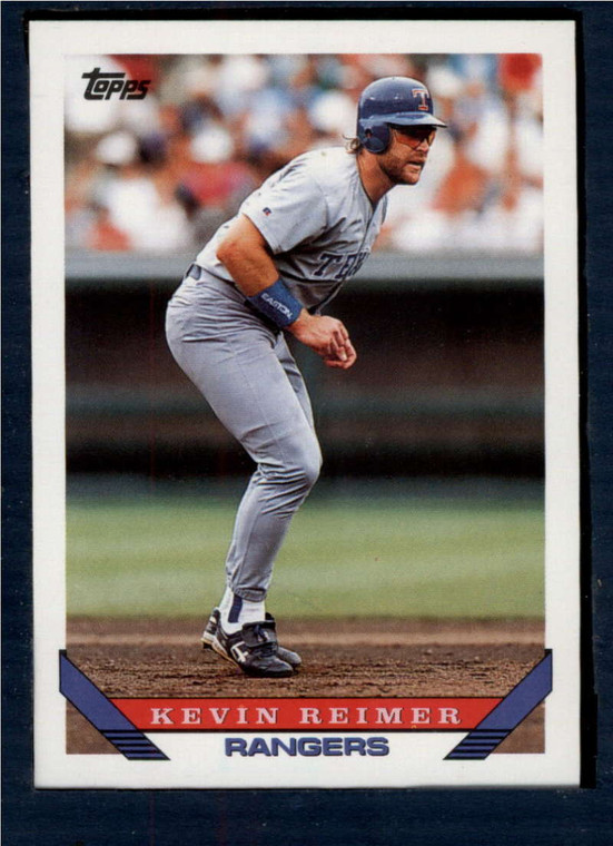 1993 Topps #87 Kevin Reimer VG Texas Rangers 