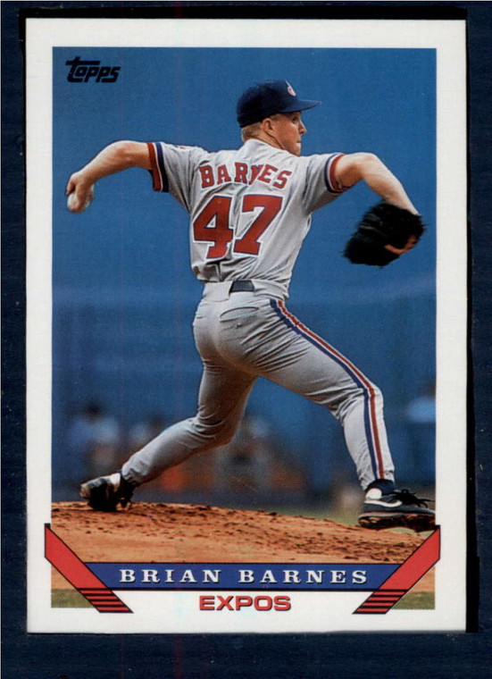 1993 Topps #112 Brian Barnes VG Montreal Expos 