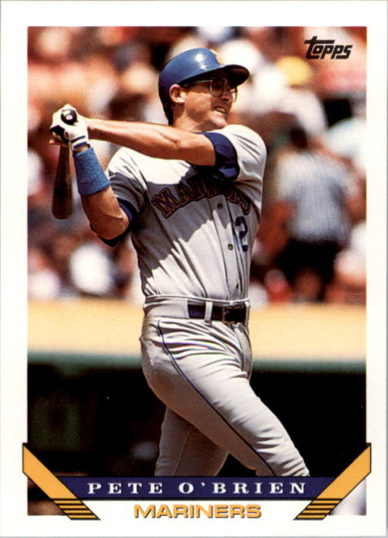 1993 Topps #125 Pete O'Brien VG Seattle Mariners 