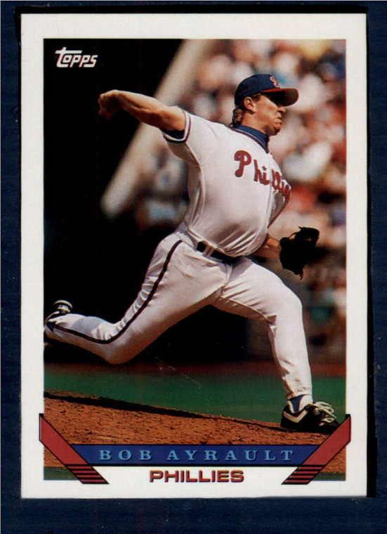 1993 Topps #126 Bob Ayrault VG Philadelphia Phillies 
