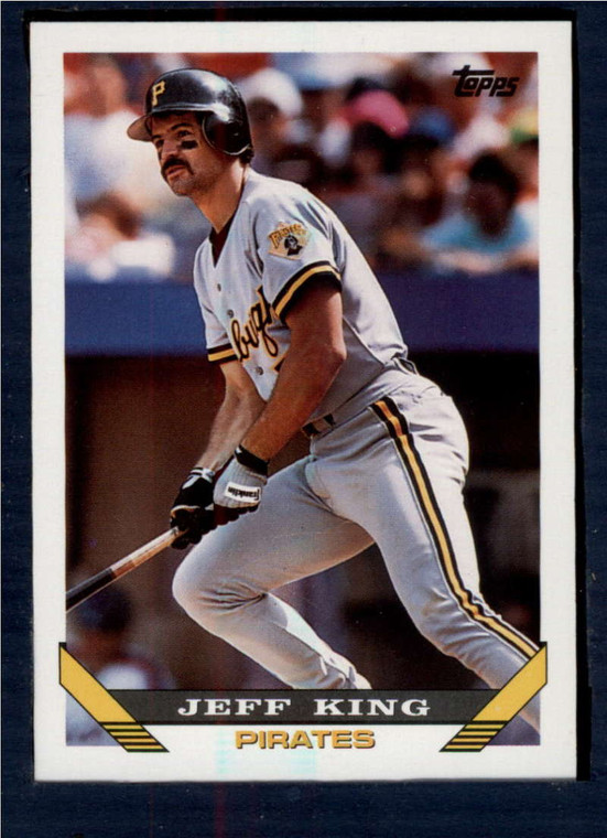 1993 Topps #136 Jeff King VG Pittsburgh Pirates 