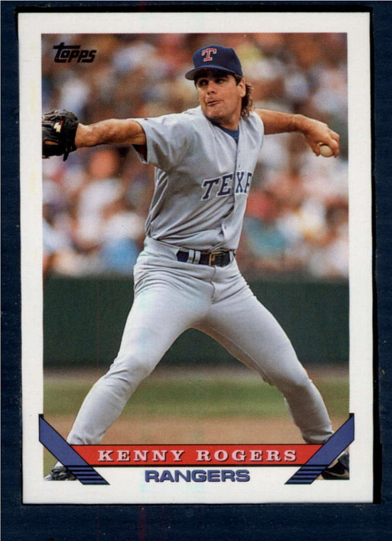 1993 Topps #169 Kenny Rogers VG Texas Rangers 
