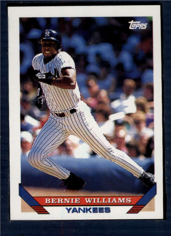 1993 Topps #222 Bernie Williams VG New York Yankees 