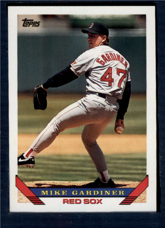 1993 Topps #241 Mike Gardiner VG Boston Red Sox 