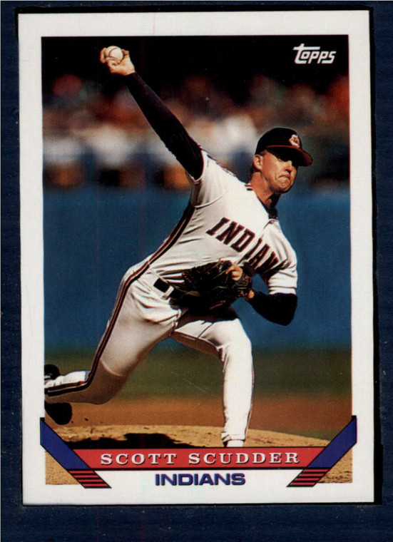 1993 Topps #248 Scott Scudder VG Cleveland Indians 