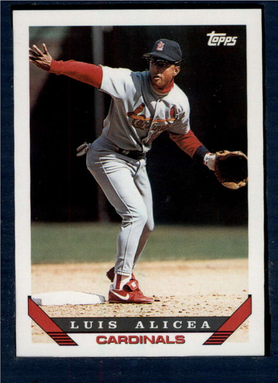 1993 Topps #257 Luis Alicea VG St. Louis Cardinals 