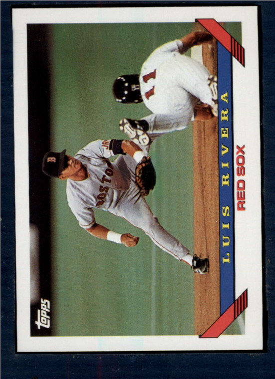 1993 Topps #296 Luis Rivera VG Boston Red Sox 