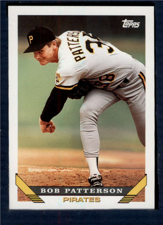 1993 Topps #299 Bob Patterson VG Pittsburgh Pirates 