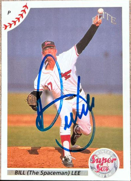 Bill Lee Autographed 1990 Elite Senior League #99