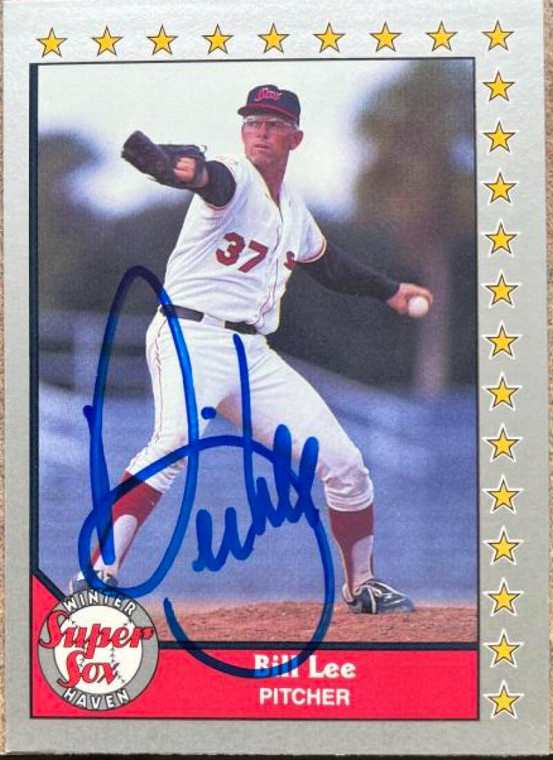 Bill Lee Autographed 1990 Pacific Senior League #28
