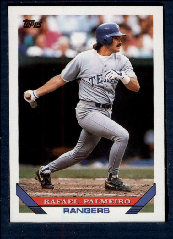 1993 Topps #305 Rafael Palmeiro VG Texas Rangers 