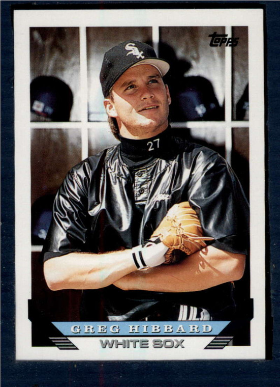 1993 Topps #313 Greg Hibbard VG Chicago White Sox 