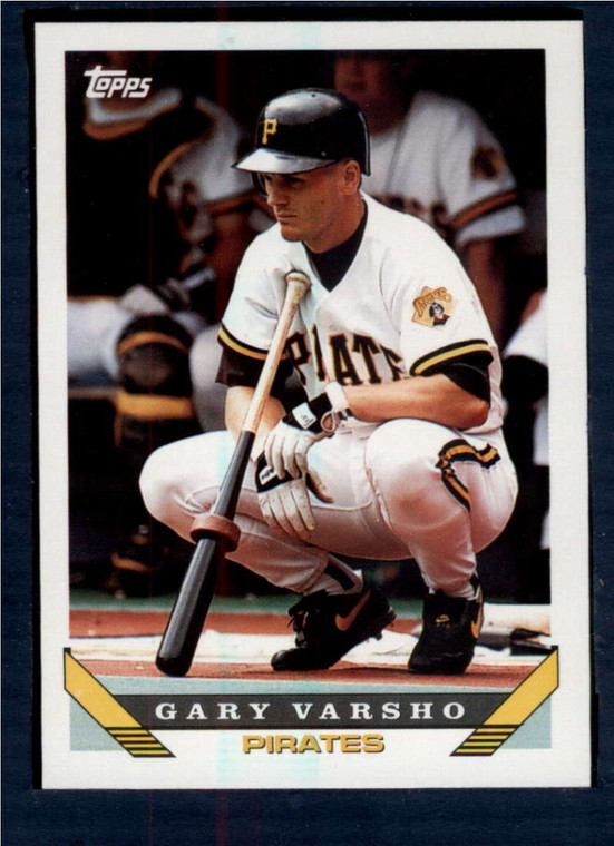 1993 Topps #326 Gary Varsho VG Pittsburgh Pirates 