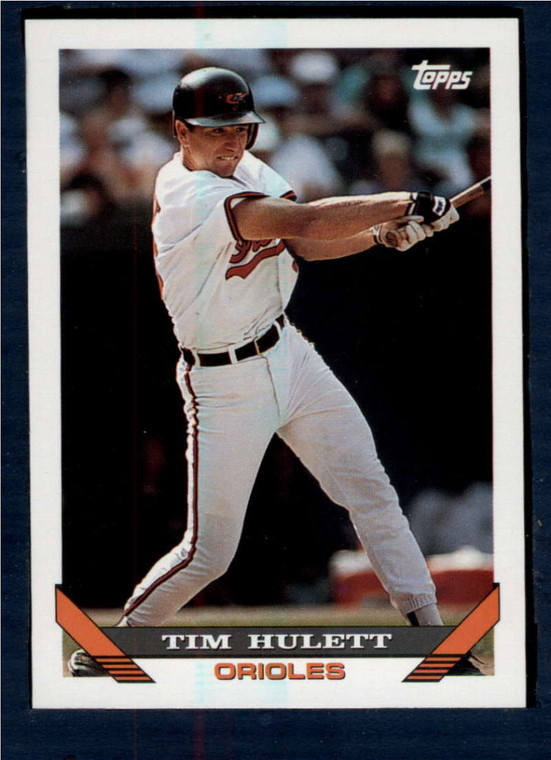 1993 Topps #327 Tim Hulett VG Baltimore Orioles 