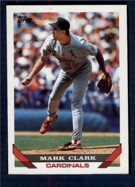 1993 Topps #339 Mark Clark VG St. Louis Cardinals 